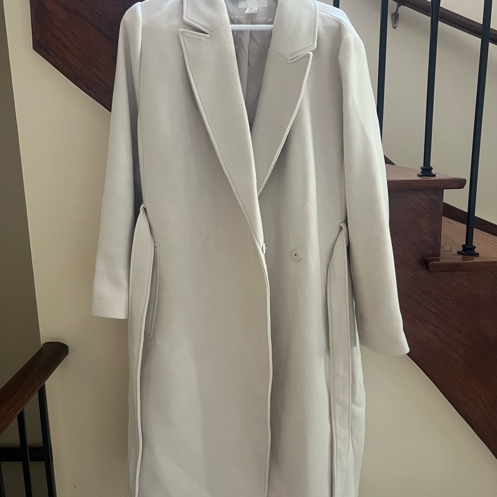 H&M Cream Trench Coat